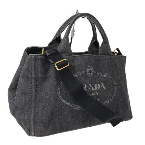 borsa prada b2642b|PRADA Tote Bag Canapa Women's Brown White Canvas .